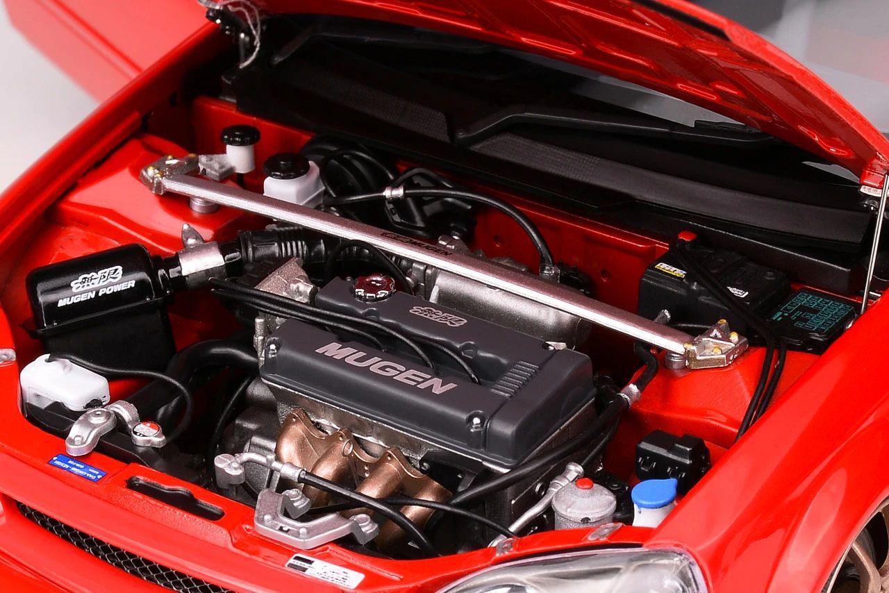 1:18 Motorhelix Honda Civic EK9 Type R Mugen Red M-85026
