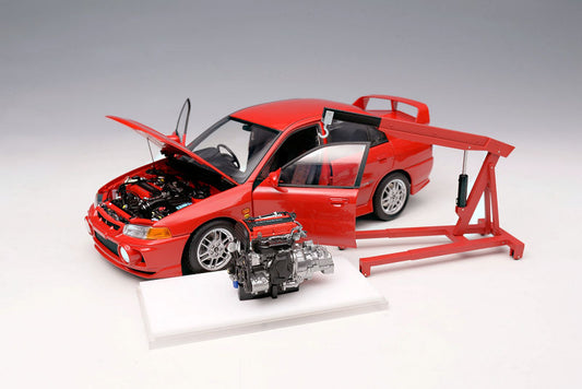 1:18 Motorhelix Mitsubishi Lancer Evo IV Rot M-84004